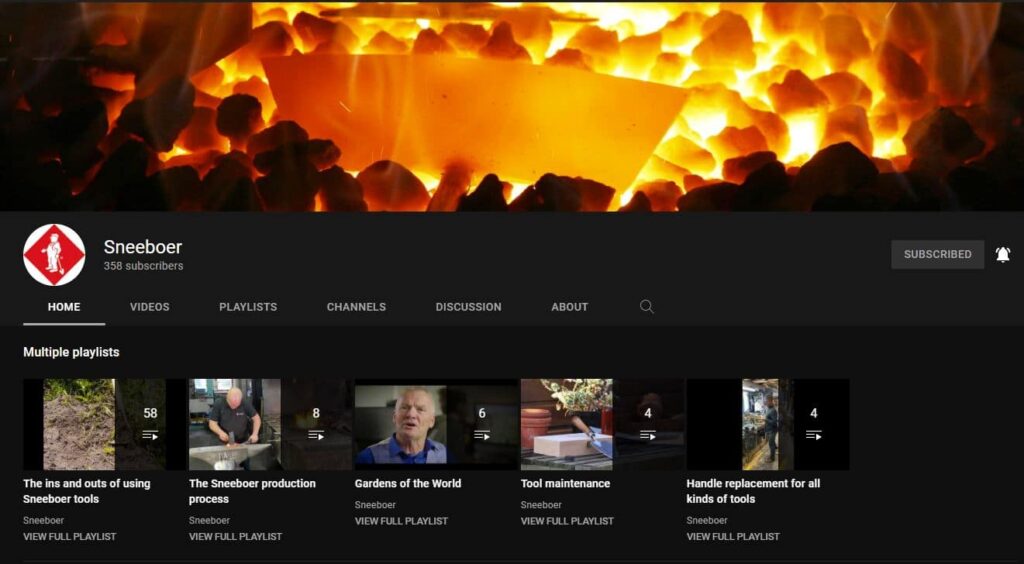 Der Sneeboer Youtube-Kanal!